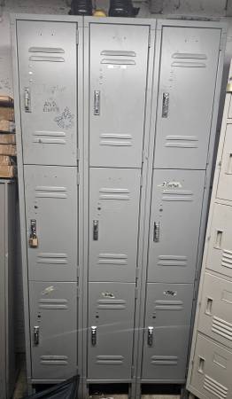 Metal commercial locker cabinet office cafe restaurant 1