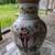 Vintage floral Chinese porcelain vase, 12.5" fleur vase 6 thumbnail