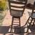 Vintage Wood Counter Height Stools, Set of 4 7 thumbnail