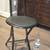 Black foldable stool with back 2 thumbnail