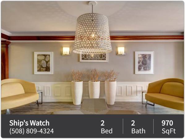 It's a great time to move to Ship's Watch Apartments! Newly renovated 1
