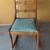 Vintage Wooden Rocking Chair with Upholstered Seat 1 thumbnail