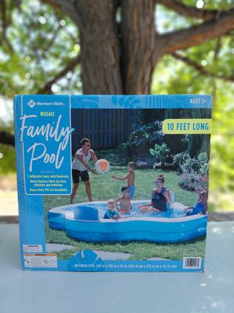 Inflatable Pool 10ft by 9ft 1