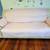 Matching Cream Leather Sofas (2) – 7’ x 3’ x 3’ – Covers Included 1 thumbnail