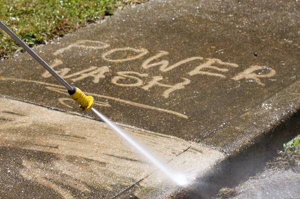 Professional water pressure washing 1