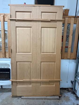 Solid Oak French Doors - Never Used 1