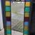 Multi Paned Textured Stained Glass Window 24" x  45" GA9759 2 thumbnail