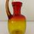Vintage BLENKO Amberina Tangerine Blown Glass Pitcher - Mid-Century 4 thumbnail