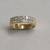 Ambar designed Quadrallion cut diamond band ring size 6 1/2 4 thumbnail