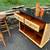BAMBOO Tiki bar on wheels /man cave garage bar PUB / Hawaii decor 9 thumbnail