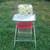 Vintage 1960's Cosco Peterson Crome Baby High Chair antique flowers 4 thumbnail