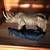 MCM Bronze rhinoceros figurine 1 thumbnail