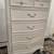Six-Drawer Eggshell Color Dresser Chest - Delivery Available 2 thumbnail