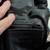 Vintage Compact Black Genuine Leather Drawstring Backpack Like New 3 thumbnail