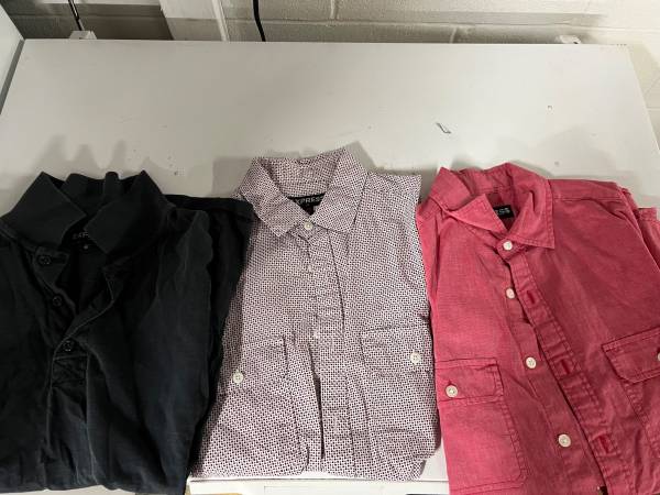 3 Mens express short sleeve XS shirts like new 1
