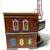 1999 DEPT 56 ORIGINAL SNOW VILLAGE MOVIE THEATRE CINEMA 56 w/ LIGHTS 3 thumbnail