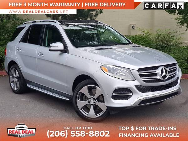 $309/mo - 2016 Mercedes-Benz GLE GLE 350SUV - $19,999 (9326 Evergreen Way Everett,)63469910090113122