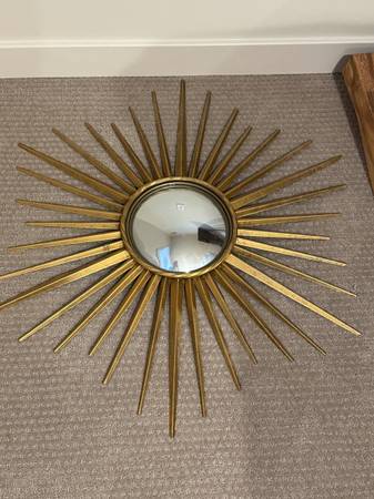 Sun mirror wall art 1