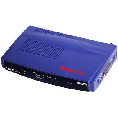 DrayTek Vigor 2104P Broadband Router, Firewall and Print Server 1