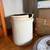 Large Antique/Vintage Stoneware Crock Planter – Heavy Pottery 2 thumbnail