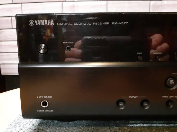 Yamaha Natural Sound RX-V377 Receptor de audio y video estéreo HDMI - $70 (Grants Pass)62971056484993123