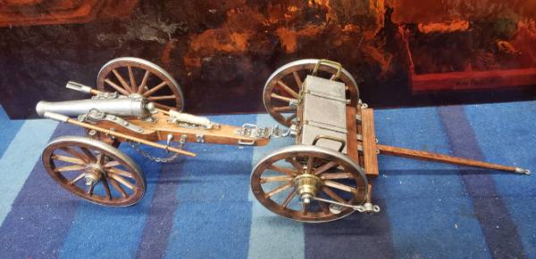 Dahlgren 1861 Cannon & Limber Cart Civil War Replica 1