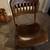 1920s Vintage Oak Swivel Desk Chair 5 thumbnail