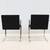 Mies van der Rohe Brno Flat Bar Chairs in Black Fabric by Gordon, Pair 12 thumbnail