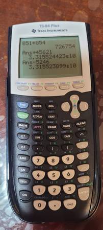 Used Calculator Texas Instruments TI-84 Plus 1