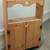 Vintage wooden country cupboard cabinet w/ shelves 1 thumbnail