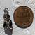 vintage sterling silver charm of sitting elf or pixie 1 thumbnail