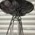 Vintage Art Deco Degué Wrought Iron & Blown Glass Chandelier - JF 7 thumbnail