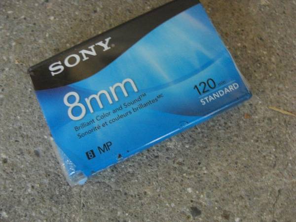 Sony 8mm video cassette 1