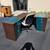 L-Shaped office desk office table with chair 1 thumbnail