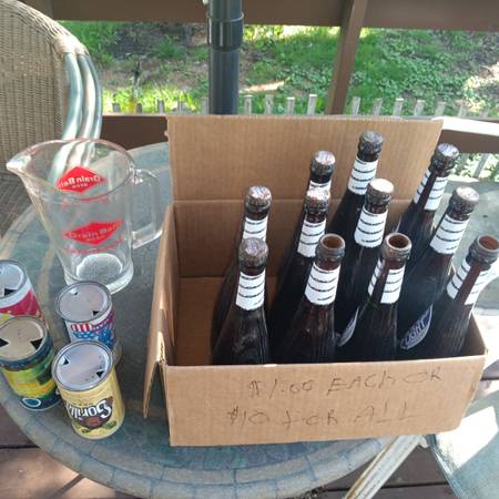 Beer pitcher with bottles and cans 1