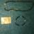 Real jade necklace and bracelet with gold trim 2 thumbnail
