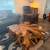 Solid teak wood root live edge coffee table 3 thumbnail