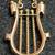 Antique 14k Gold CHARM BRACELET w/ Fan Gun Lyre Yo-Yo & Hope Chest 7 thumbnail