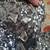 Cindy Collection Strapless Gray Tulle Prom Formal Mini Dress Size M 4 thumbnail