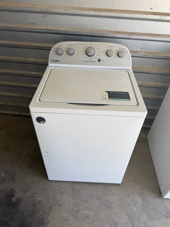 White Whirlpool Washer 1