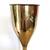 Large Vintage Brass Ice Bucket Shaped Like Champagne Glass 2 thumbnail