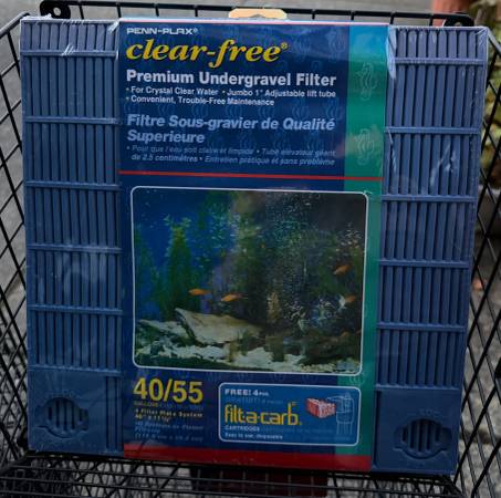 Penn-Plax Clear-Free Undergravel Aquarium Filter — 40–55 Gallon 1