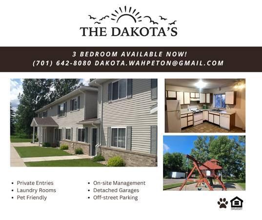 3 Bedroom Townhome Available October 20th! 1