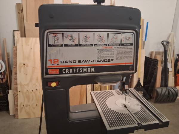 Craftsman 12-inch Band Saw/ Sander with Stand 1