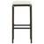 vidaXL Garden Bar Set Brown PE rattan, powder-coated steel, polyester! 7 thumbnail