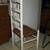 WHITE CHAIR Vintage Wicker Seat Compact Size for Desk or Accent MCM 9 thumbnail