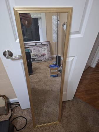 Gold Framed Full Length Mirror 1