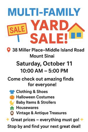 Multi Family Yard Sale 1