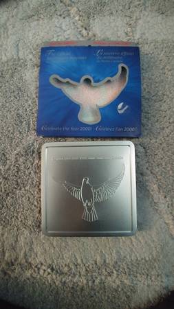 1999-2000 Millenium Coin Set-Stamps 1