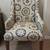 World Market High-back accent chair featuring a distinct bohemian floral or mand 11 thumbnail